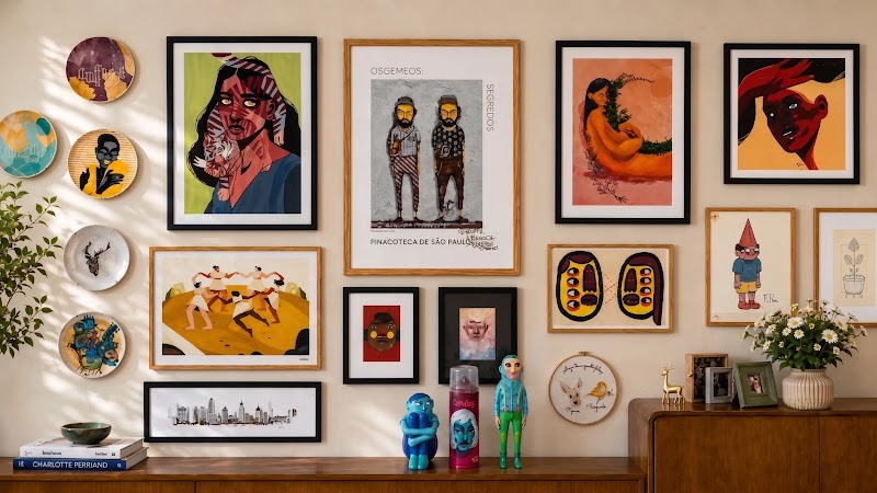 Fotografia das obras em exposição - THE — GALLERY42