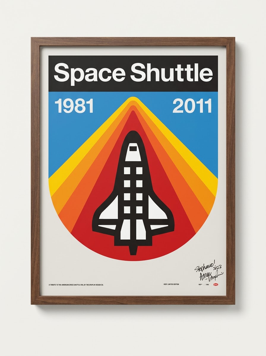 Space Shuttle, de Draplin Design Co 